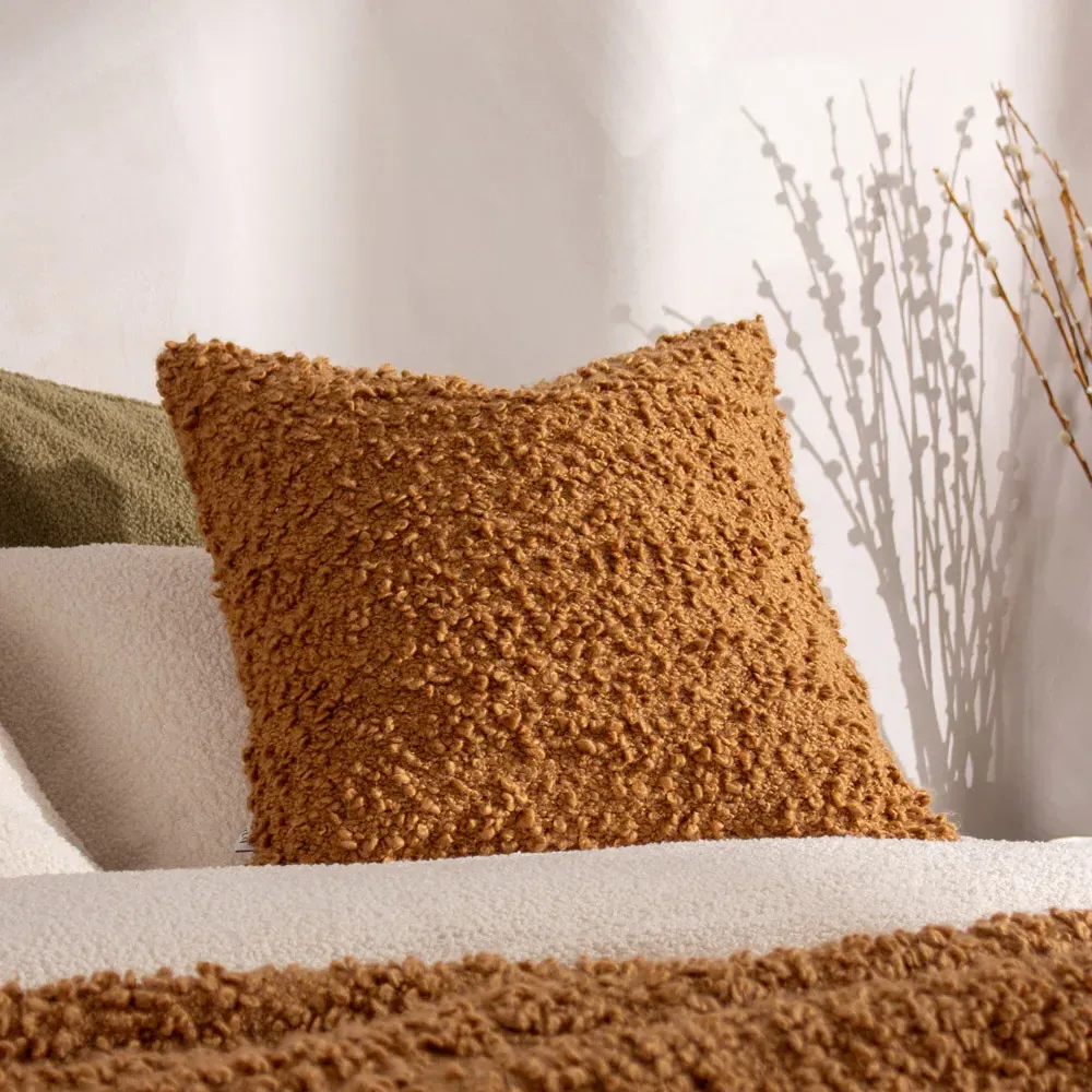 Ulsmere Boucle Cushion - Orange