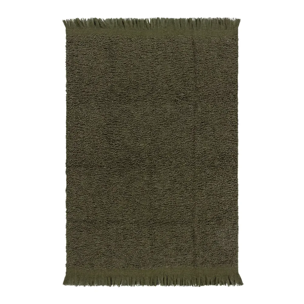 Ulsmere Boucle Fringed Throw - Brown