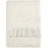 Ulsmere Boucle Fringed Throw - Cream