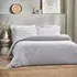 Yard King Size Waffle Duvet Set - Silver