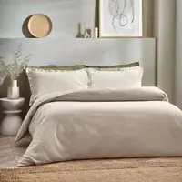 Yard Single Waffle Duvet Set - Cream