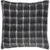 Yarrow Check Cushion - Storm Grey, Faux Mohair