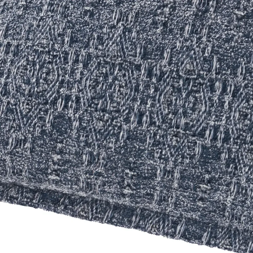 Ramas Jacquard Cushion - Blue, Cotton