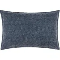 Ramas Jacquard Cushion - Blue, Cotton