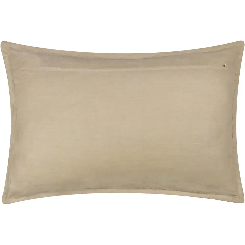 Ramas Jacquard Cushion - White, Cotton