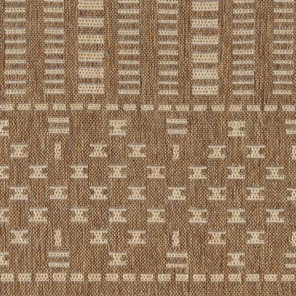 Seagrove Square Indoor Outdoor Rug - Cream, Jute Effect