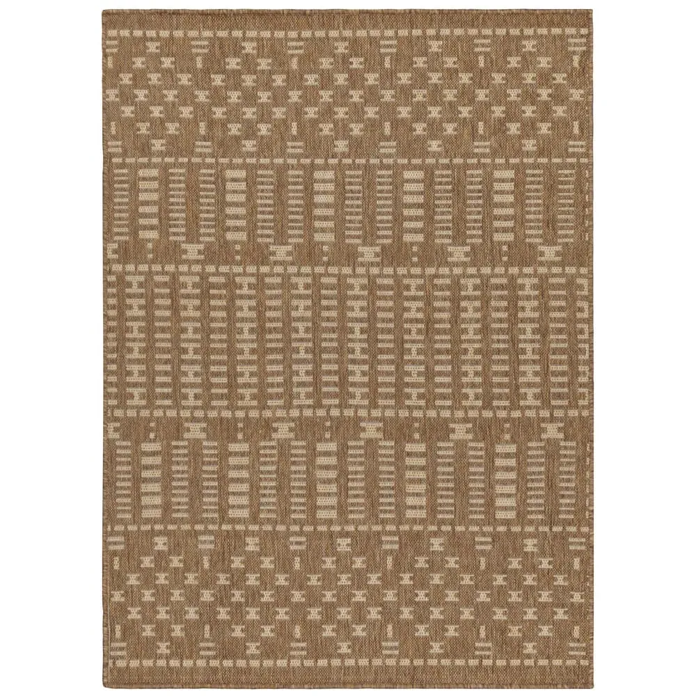 Seagrove Square Indoor Outdoor Rug - Cream, Jute Effect image