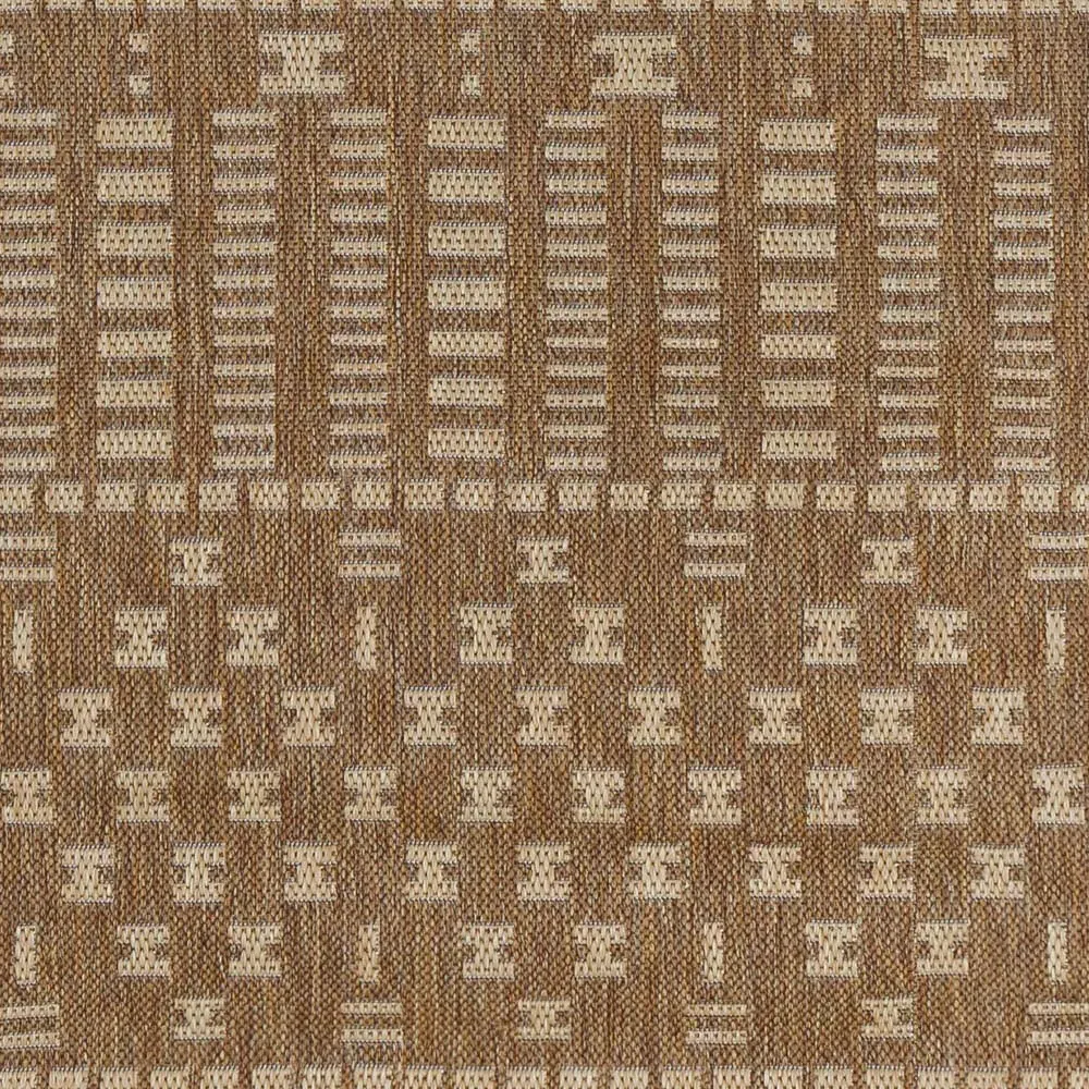 Seagrove Square Indoor Outdoor Rug - Cream, Jute Effect