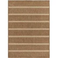 Tala Stripe Jute Effect Rug - Cream, Polypropylene