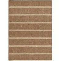 Tala Stripe Jute Effect Rug - Cream, Polypropylene