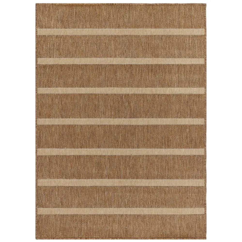 Tala Stripe Jute Effect Rug - Cream, Polypropylene image
