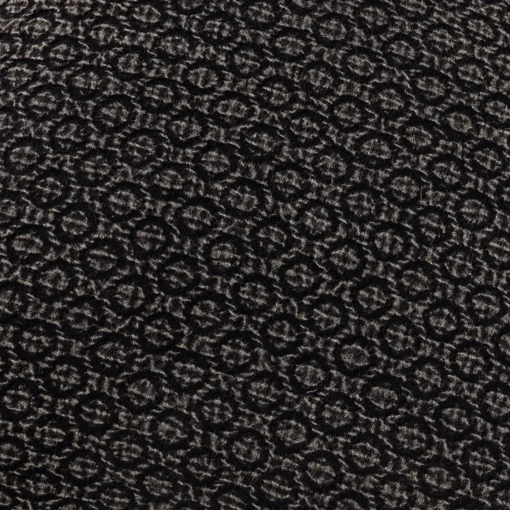 Tryfan Textured Cushion - Black, Cotton
