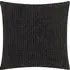 Tryfan Textured Cushion - Black, Cotton