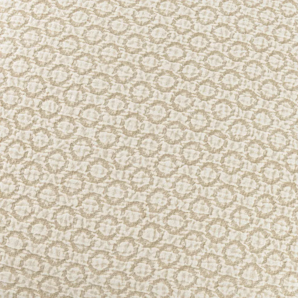 Tryfan Textured Cushion - Cream, Cotton
