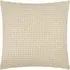 Tryfan Textured Cushion - Cream, Cotton