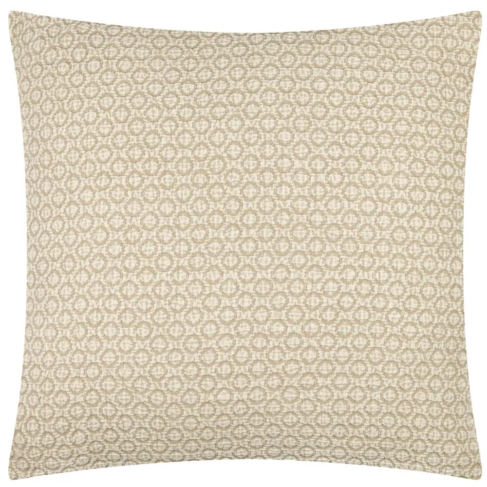 Tryfan Textured Cushion - Cream, Cotton