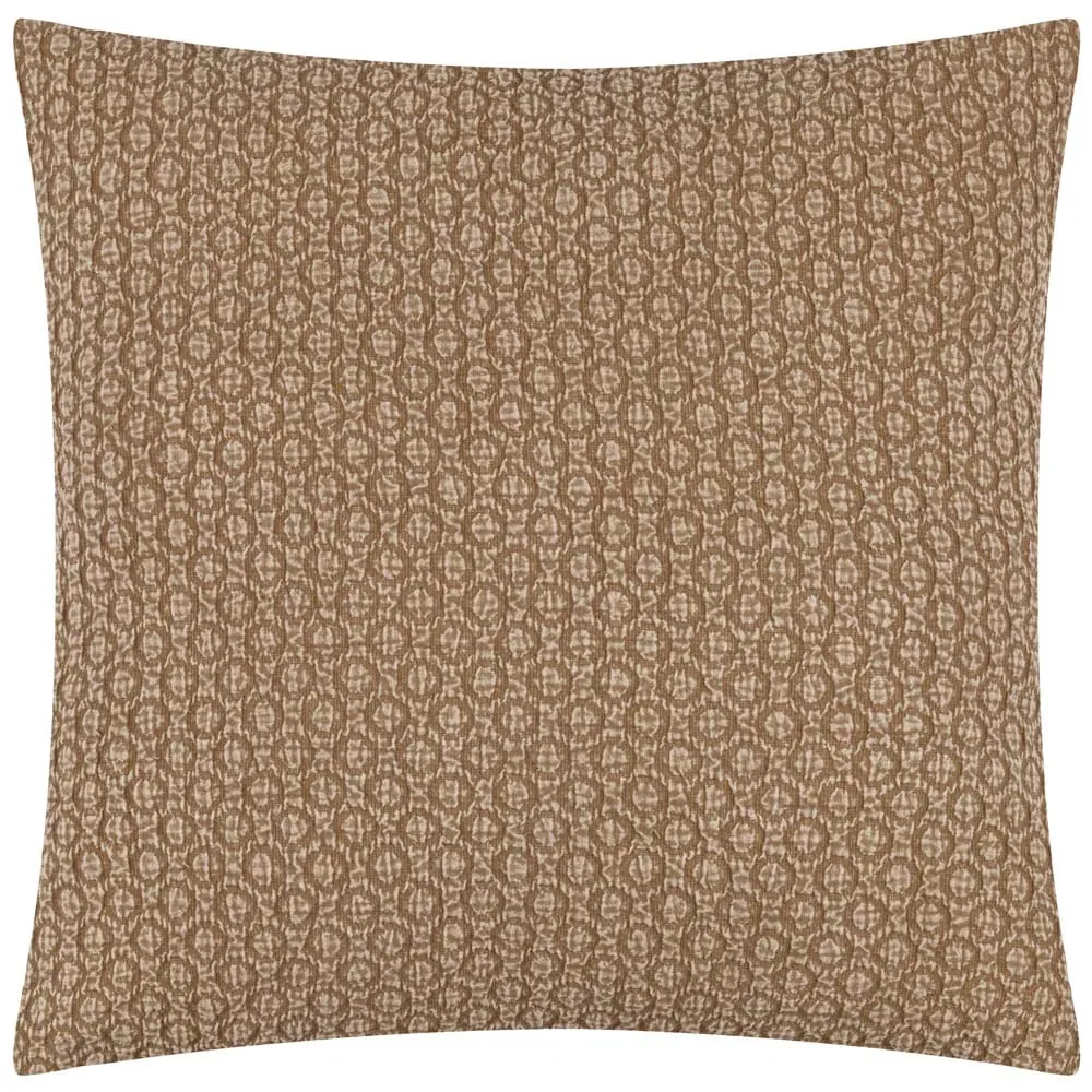 Tryfan Textured Cushion - Cream, Cotton