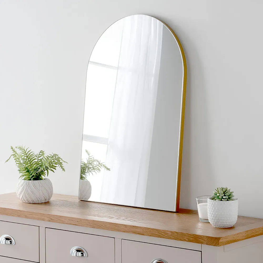 Arch Wall Mirror - Gold