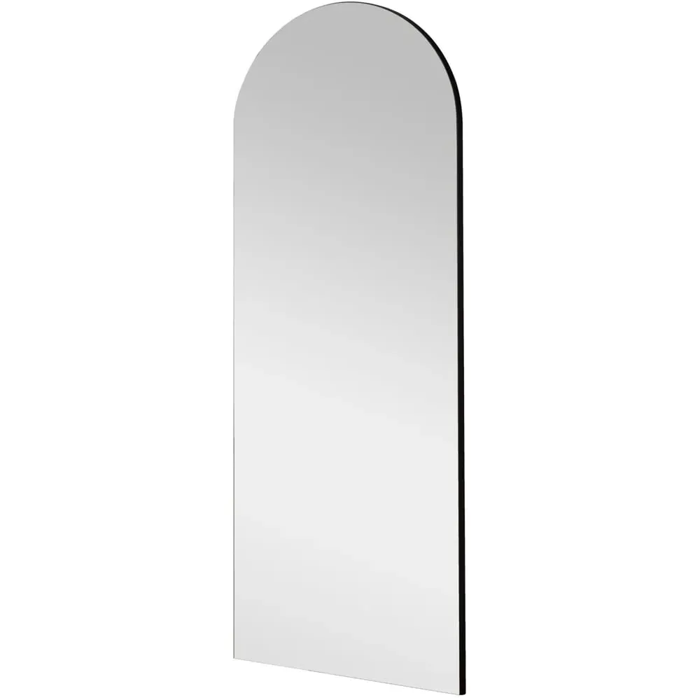 Arched Full Length Wall Mirror - Black