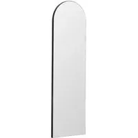 Arched Narrow Wall Mirror - Black
