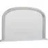 Arched Overmantle Mirror - Silver