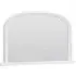 Arched Overmantle Mirror - White