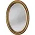 Beaded Oval Wall Mirror - Gold