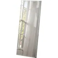Bevelled Dressing Mirror - Silver