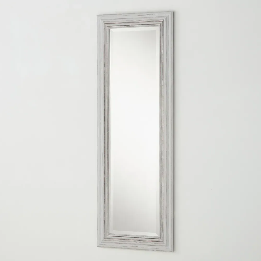 Bevelled Dressing Mirror - White