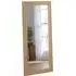 Bevelled Full Length Mirror - Brown, Oak Effect