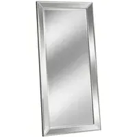 Bevelled Full Length Mirror - Silver