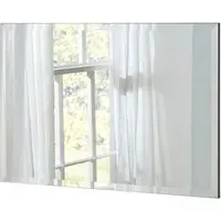 Bevelled Rectangular Mirror - Silver