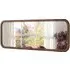 Bronze Curved Oblong Mirror - Brown