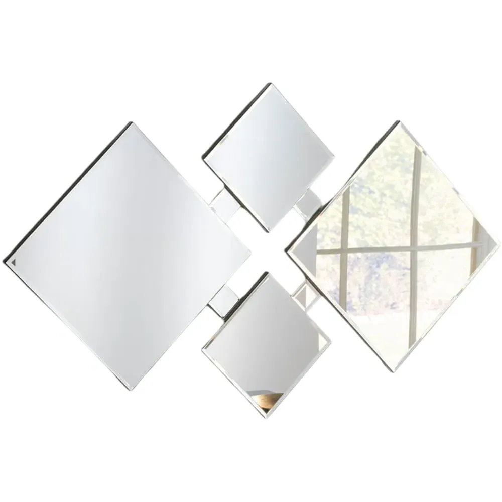 Diamond Art Deco Mirror - Black