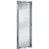 French Style Carved Full Length Bevelled Mirror - Silver