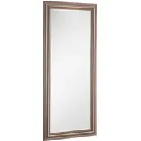 Full Length Beaded Bevelled Mirror - Champagne