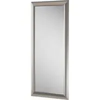 Full Length Scooped Tall Mirror - Silver Champagne