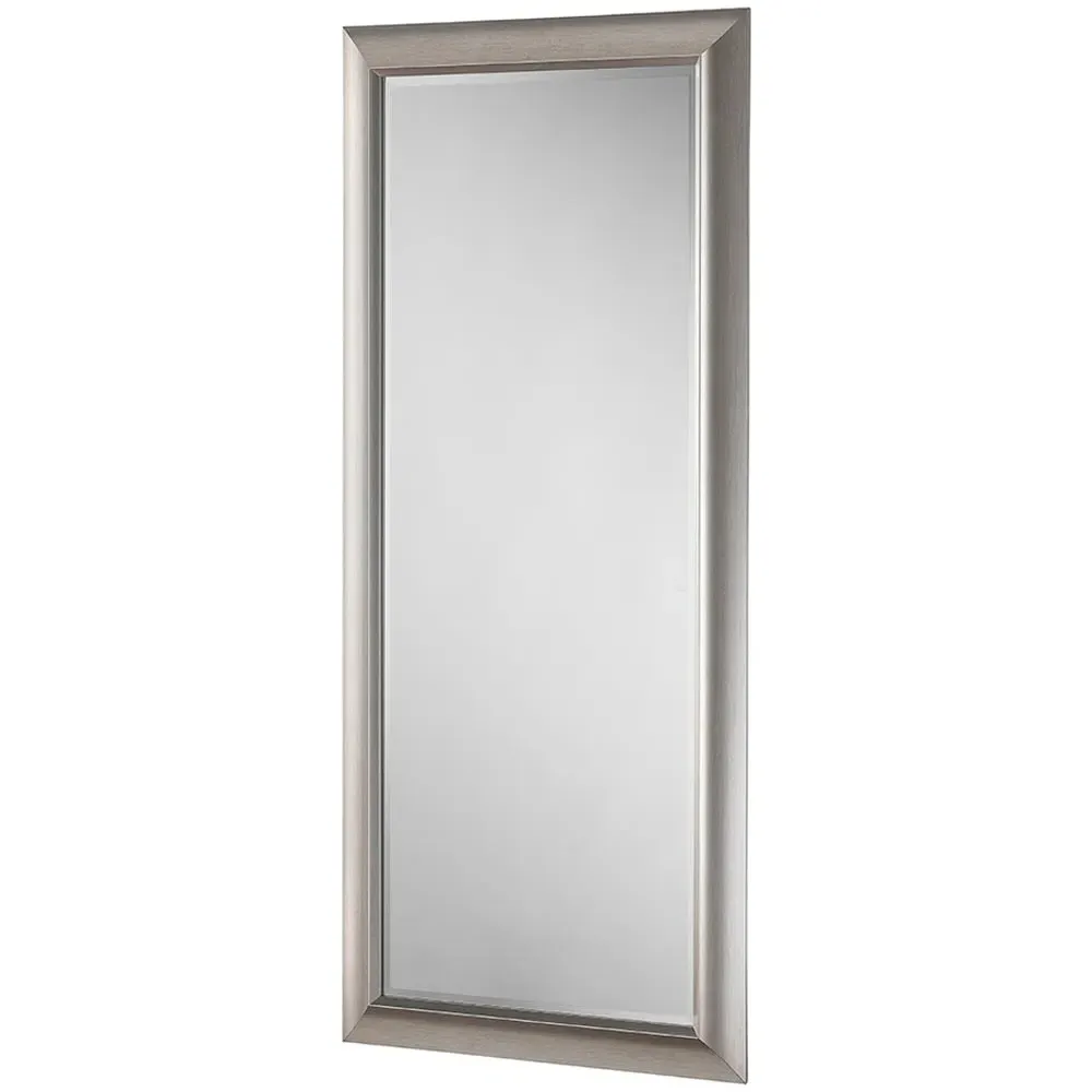 Full Length Scooped Tall Mirror - Silver Champagne