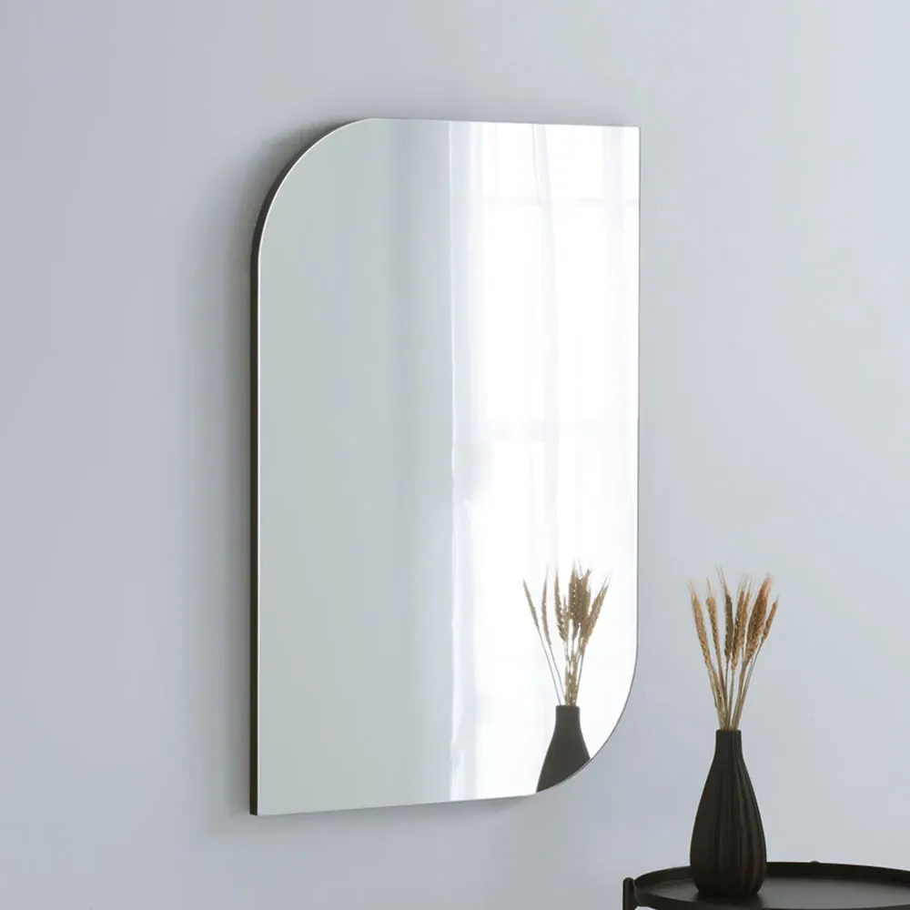 Newington Irregular Wall Mirror - Black