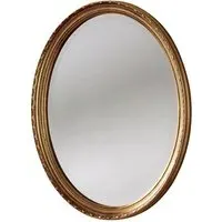Oval Wall Mirror - Gold