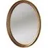 Oval Wall Mirror - Gold