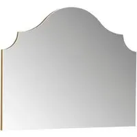 Precious Arch Overmantle Mirror - Gold, Wood