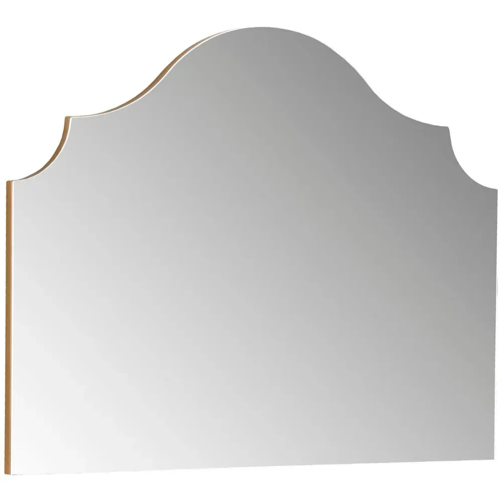 Precious Arch Overmantle Mirror - Gold, Wood