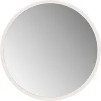 Round Wall Mirror 40cm - White