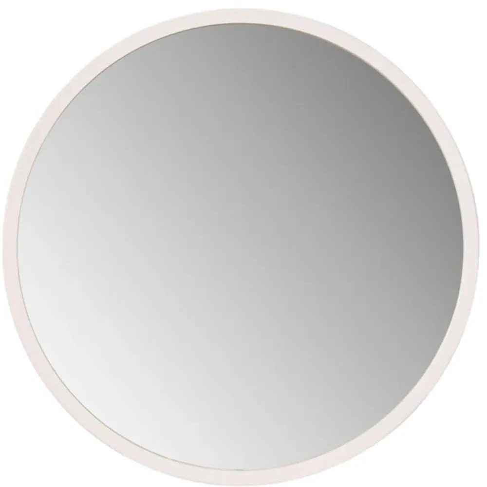 Round Wall Mirror 40cm - White image