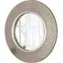 Round Wall Mirror - Silver Champagne