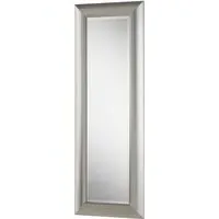 Scooped Tall Mirror - Silver Champagne