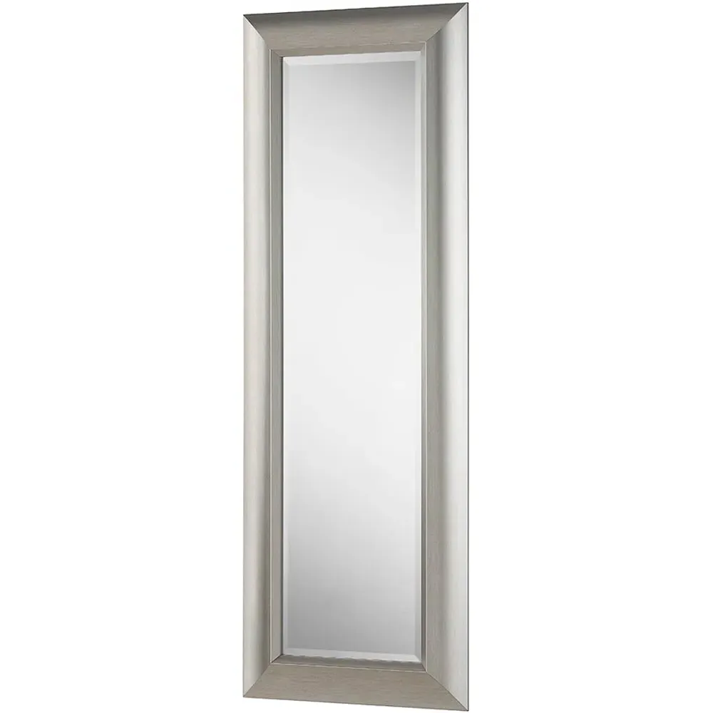 Scooped Tall Mirror - Silver Champagne image