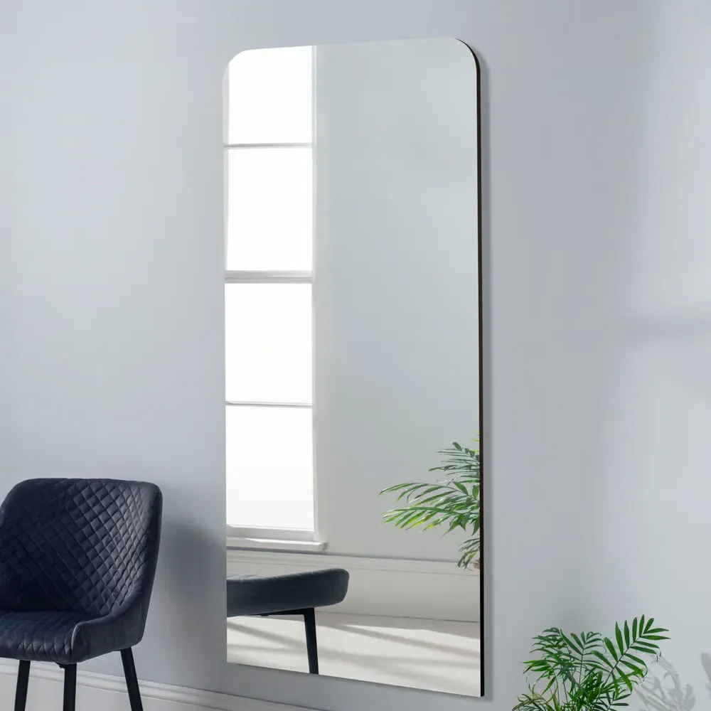 Seamless Oversized Full Length Mirror - Black