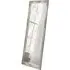 Silver Carved Full Length Mirror - Silver